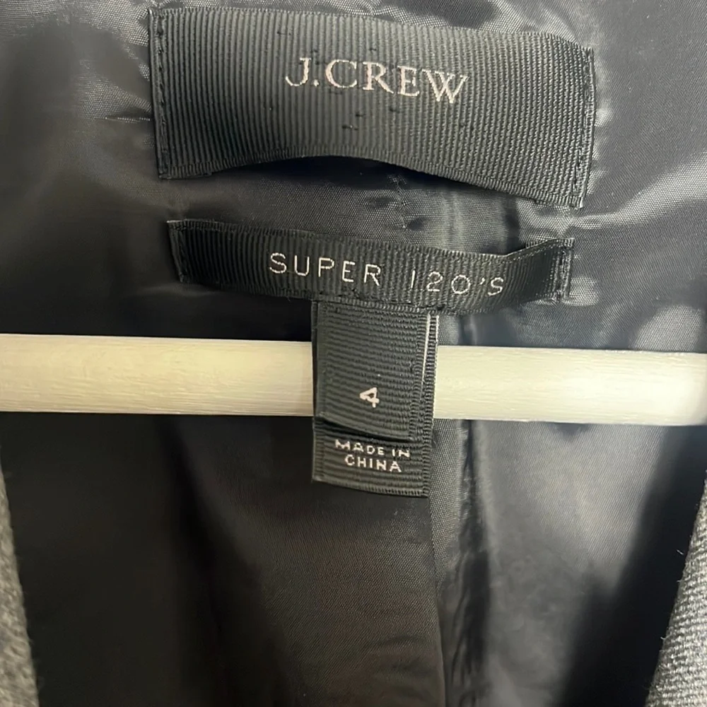 JCrew Super 120s Grey Blazer